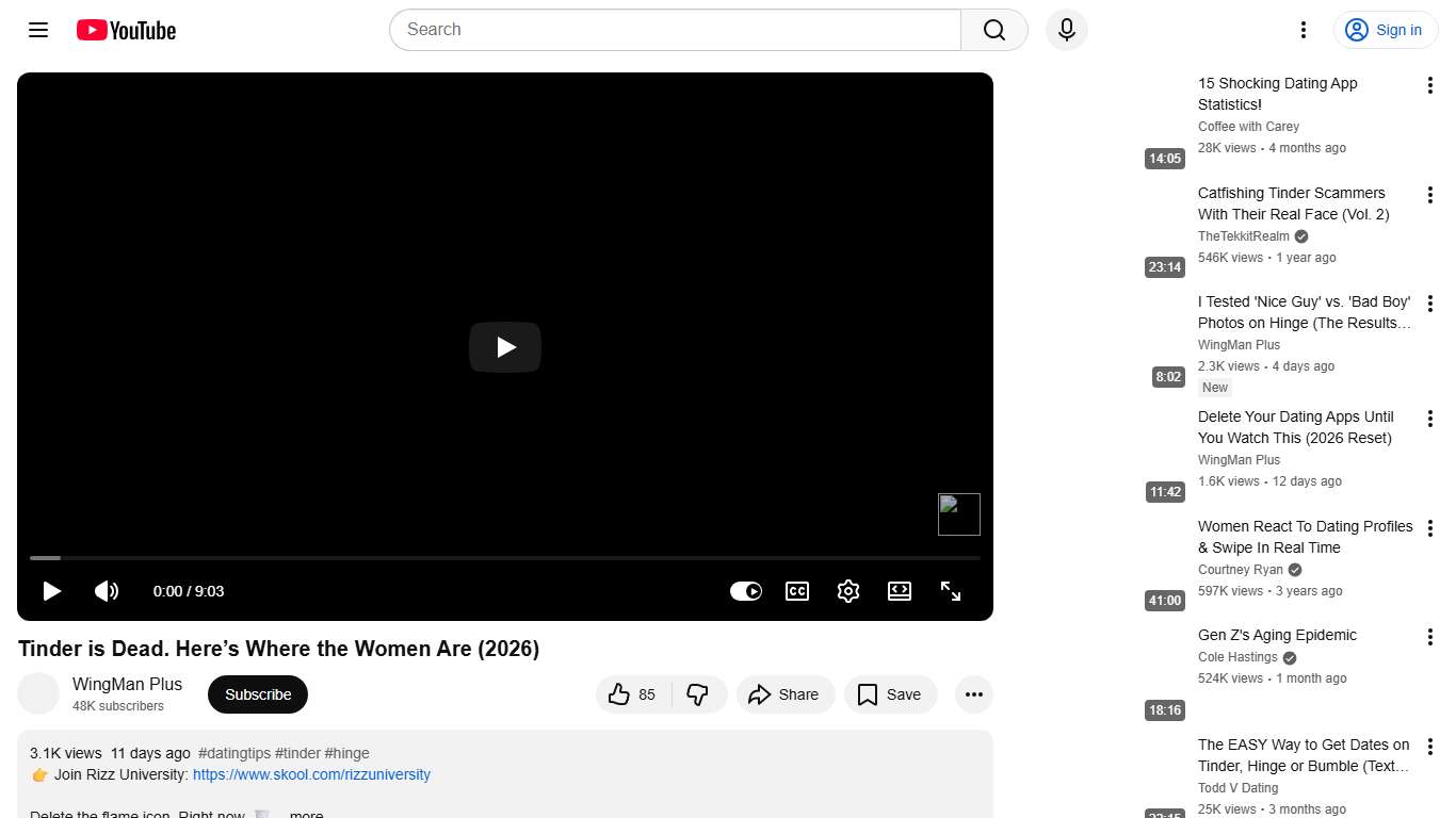 Tinder is Dead. Here’s Where the Women Are (2026) - YouTube